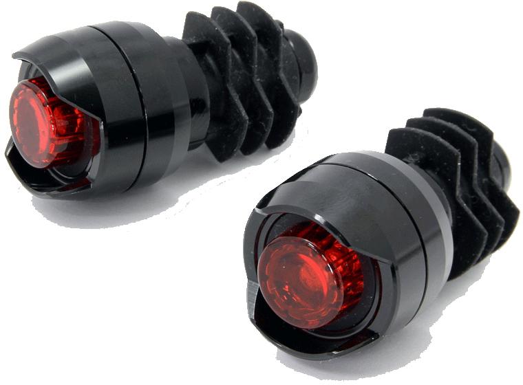 Cateye Orb Black Bar End Bike Lights