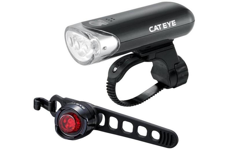 Cateye EL135 and Orb Black Rear Bike Light Set Cateye EL135 and Orb Black Rear Bike Light Set