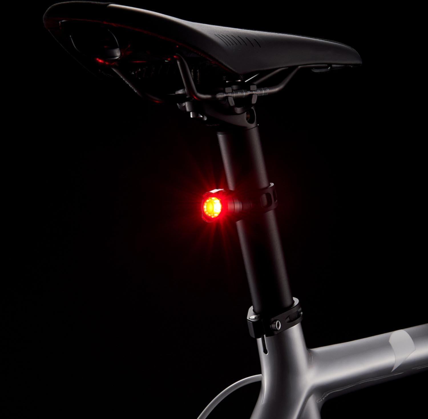 Cateye EL135 and Orb Black Rear Bike Light Set