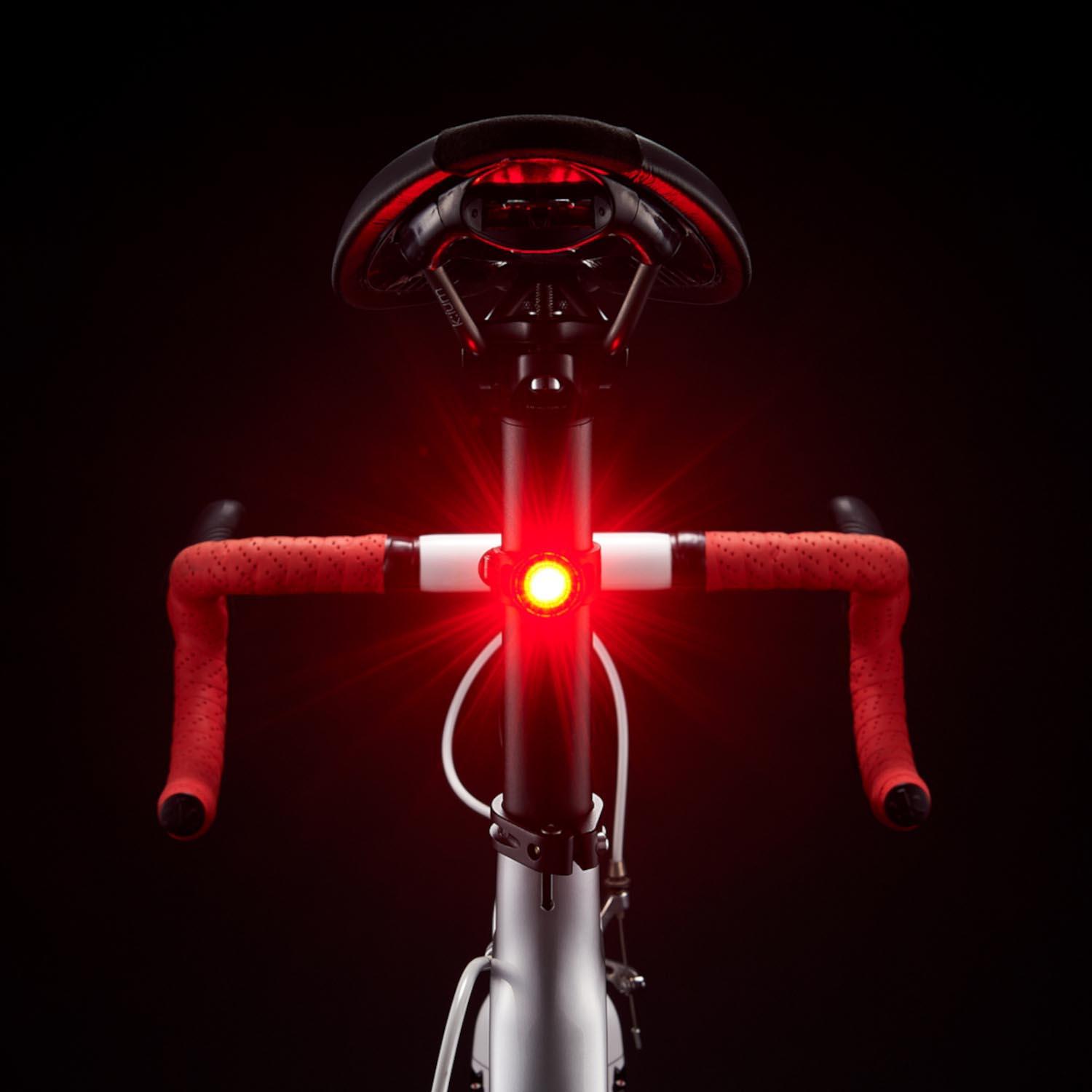 Cateye EL135 and Orb Black Rear Bike Light Set