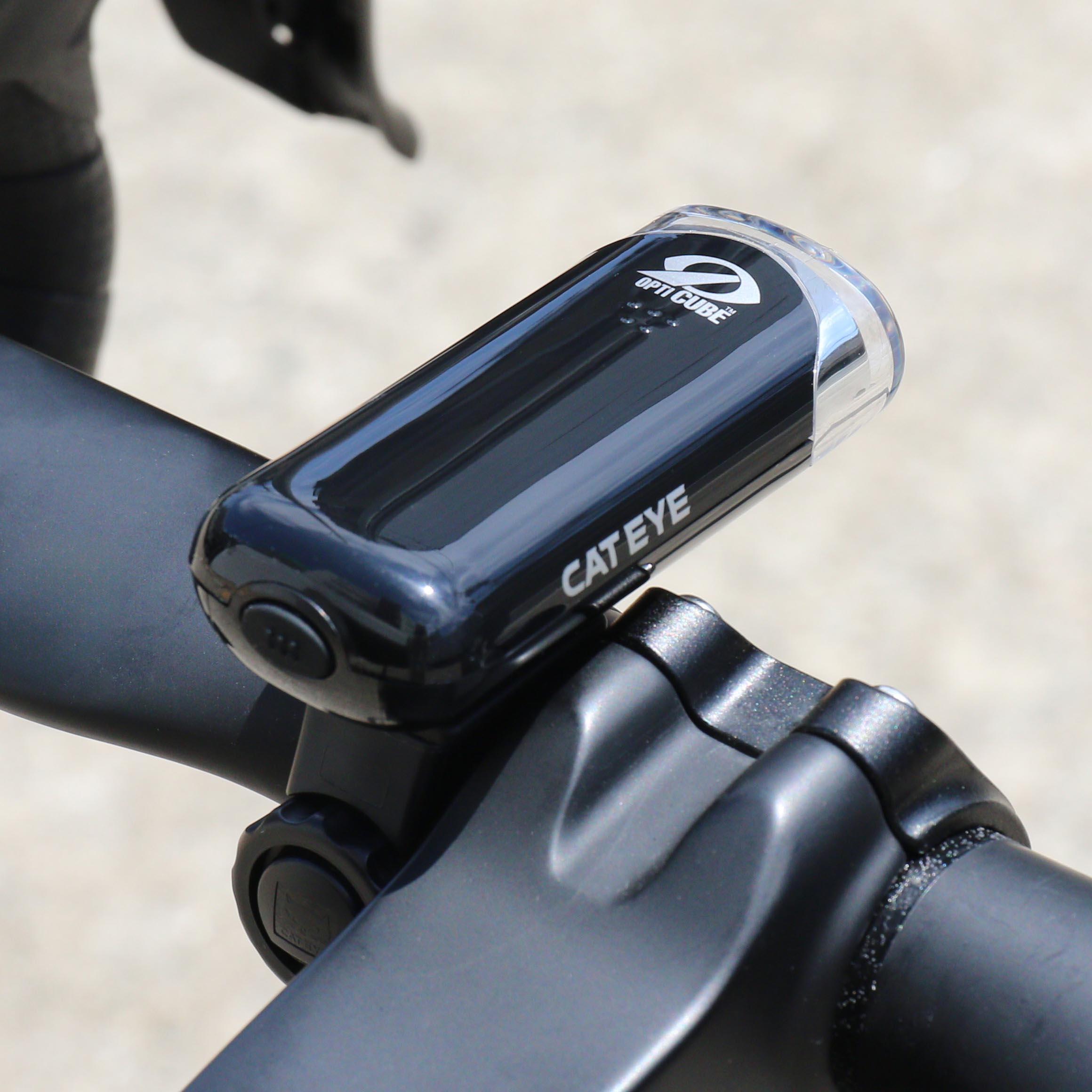 Cateye EL135 and Orb Black Rear Bike Light Set