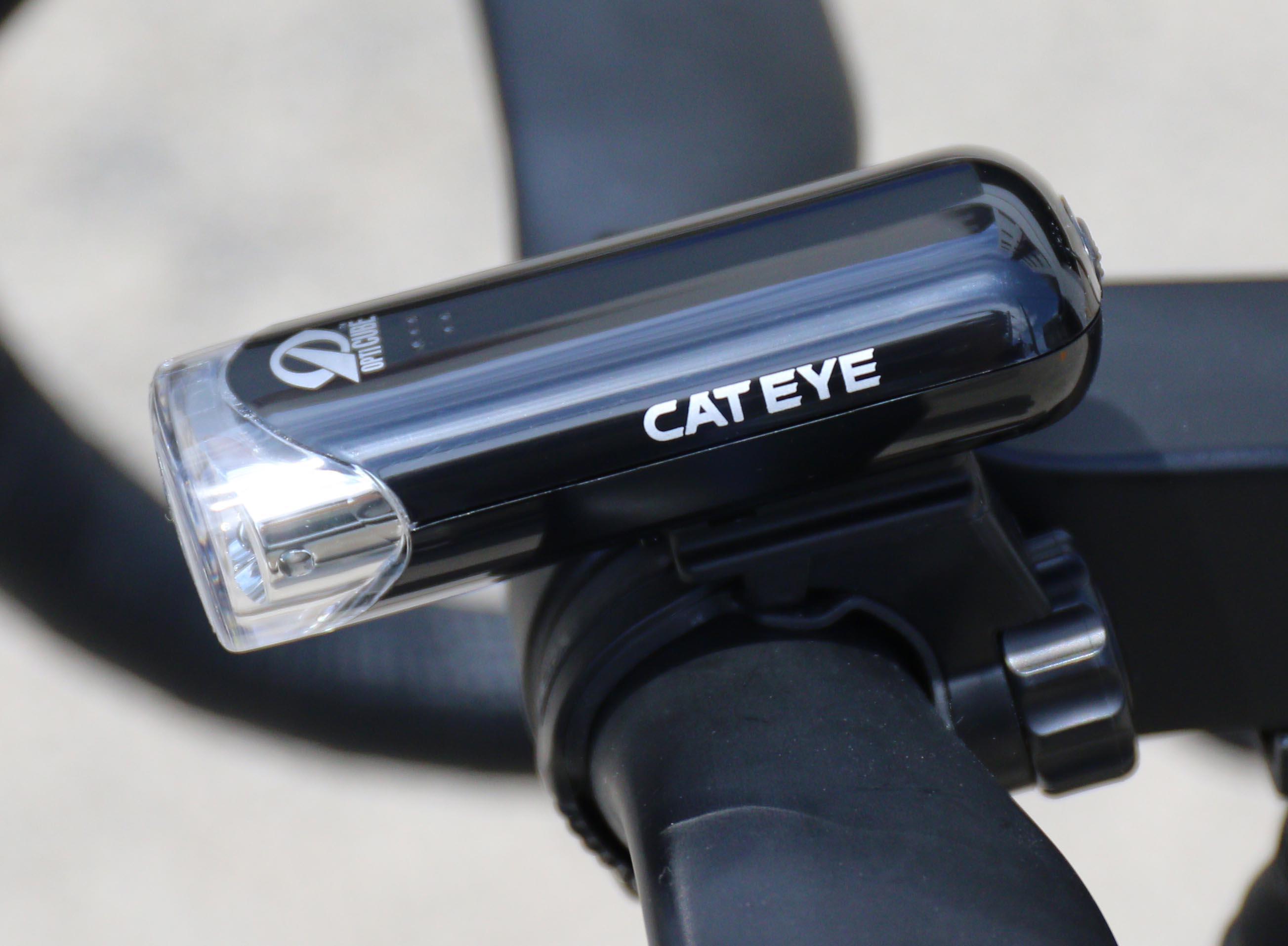 Cateye EL135 and Orb Black Rear Bike Light Set