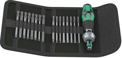 Halfords Wera Kraftform Kompakt 60 Ratchet Screwdriver Set 17Pc | Extra 8% off for BC Members