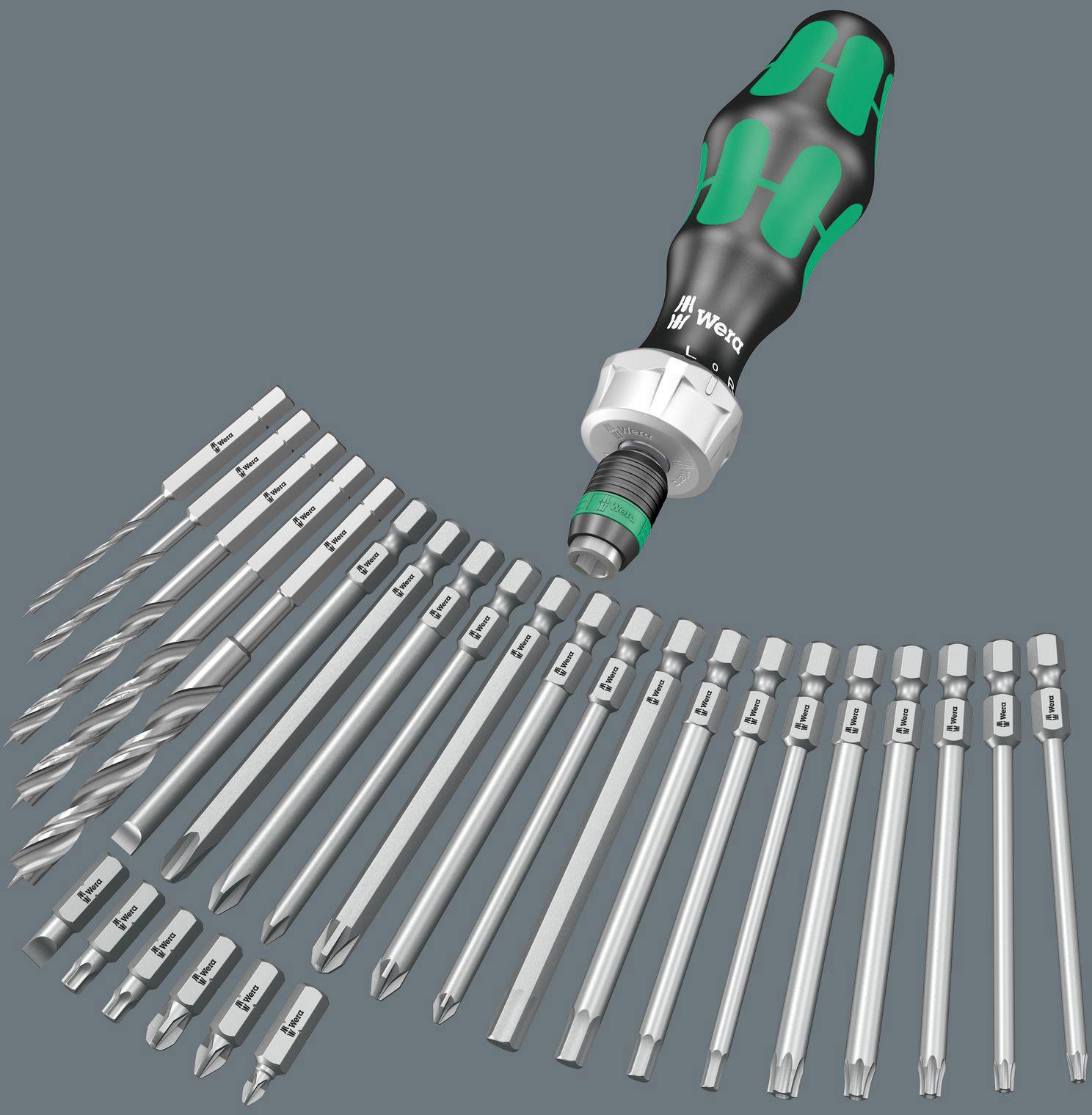 Wera Kraftform Kompakt 60 Ratchet Screwdriver Set 17pc