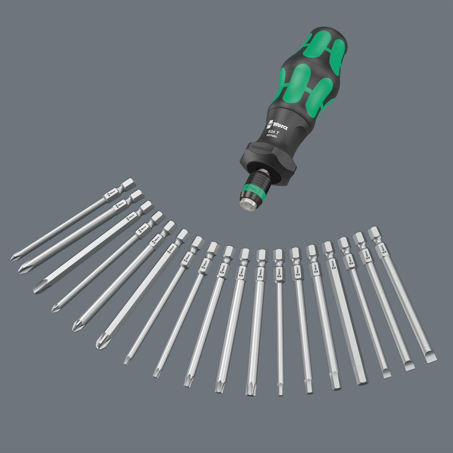Wera Kraftform Kompakt Turbo 1 Screwdriver Set 19pcs