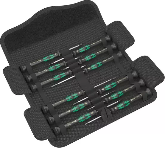 Wera Kraftform Micro 12 Universal 1 Screwdriver Set 12pcs