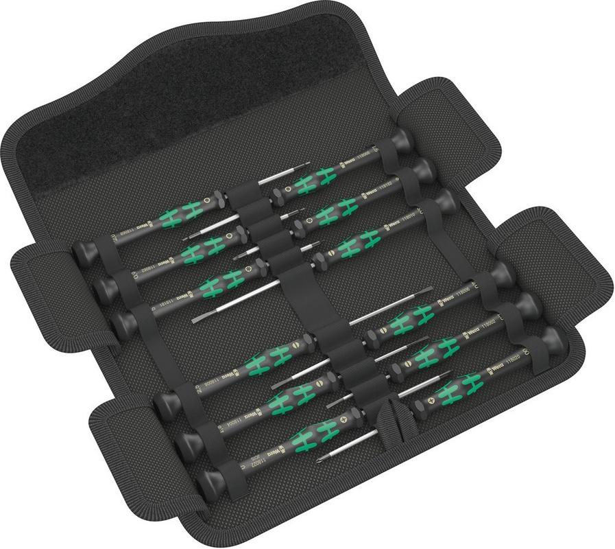 Halfords Wera Kraftform Micro 12 Universal 1 Screwdriver Set 12Pcs | Extra 8% off for BC Members