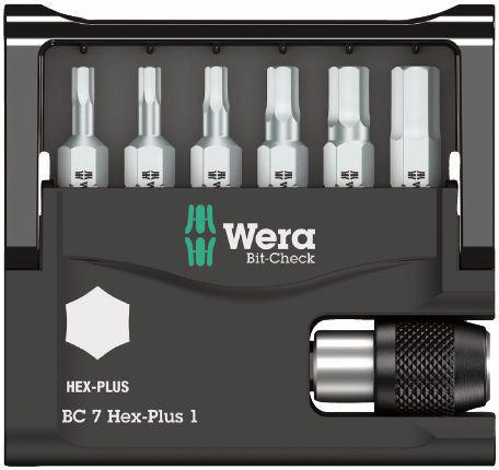 Wera Bit-Check 7 Drill Bit Hex Key Set 7pcs