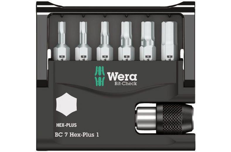 Wera Bit-Check 7 Drill Bit Hex Key Set 7pcs Wera Bit-Check 7 Drill Bit Hex Key Set 7pcs