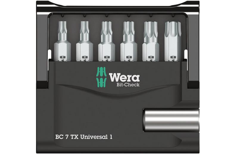 Wera Bit-Check 7 Universal Torx Key Set 7 pcs Wera Bit-Check 7 Universal Torx Key Set 7 pcs