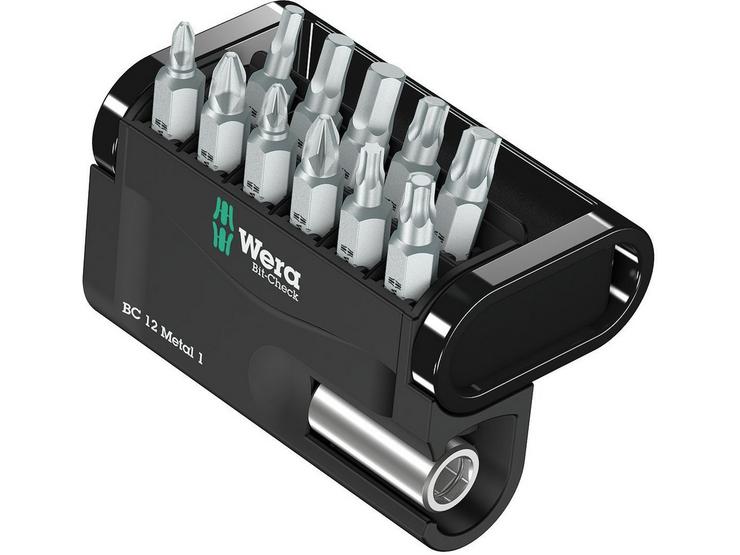 Wera Bit-Check 12 Drill Bit Metal Set 12pcs
