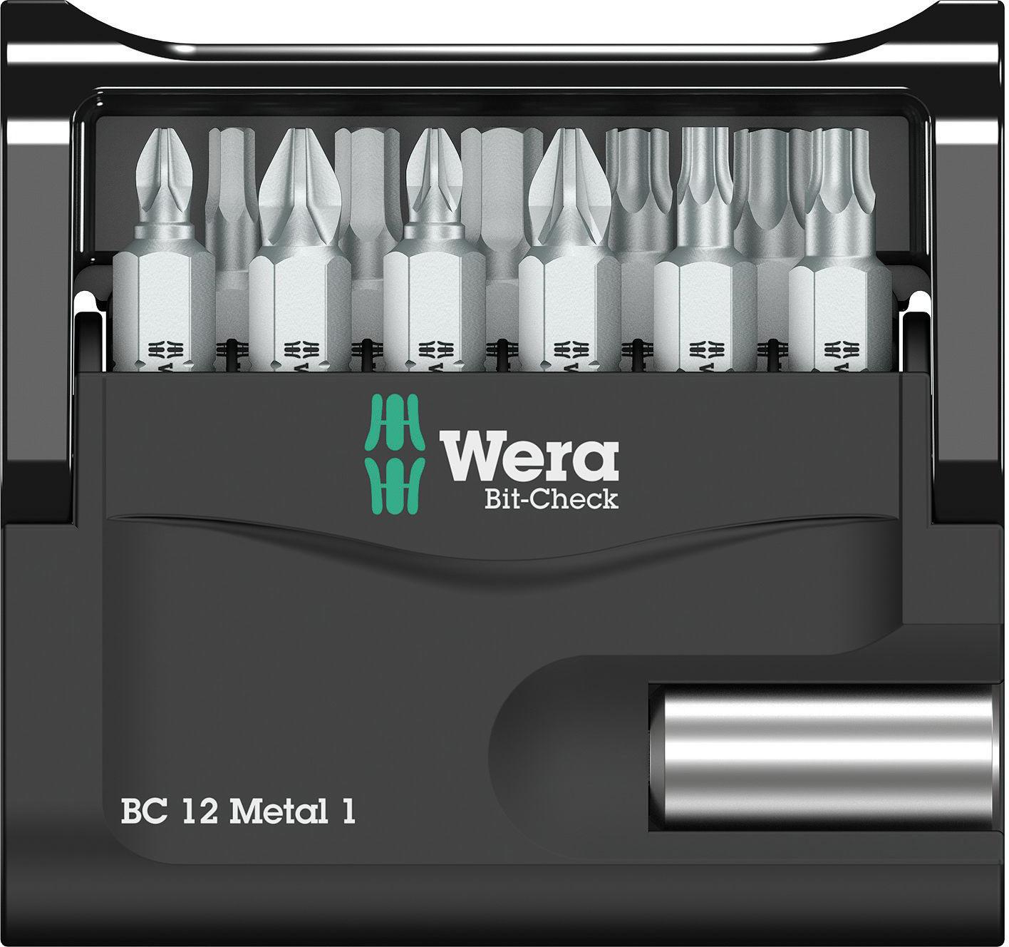 Wera Bit-Check 12 Drill Bit Metal Set 12pcs