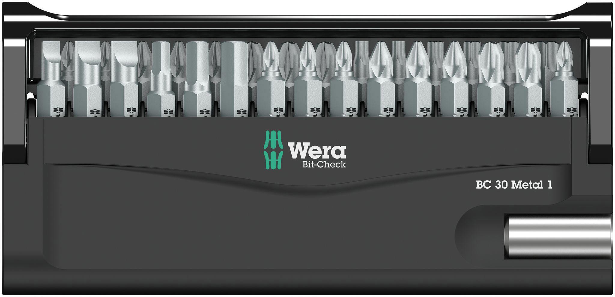Wera Bit-Check 30 Drill Bit Metal Set 30pcs
