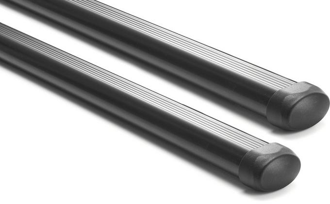 Halfords 1.30m Fix Point Steel Roof Bars SET083 Pair Halfords UK