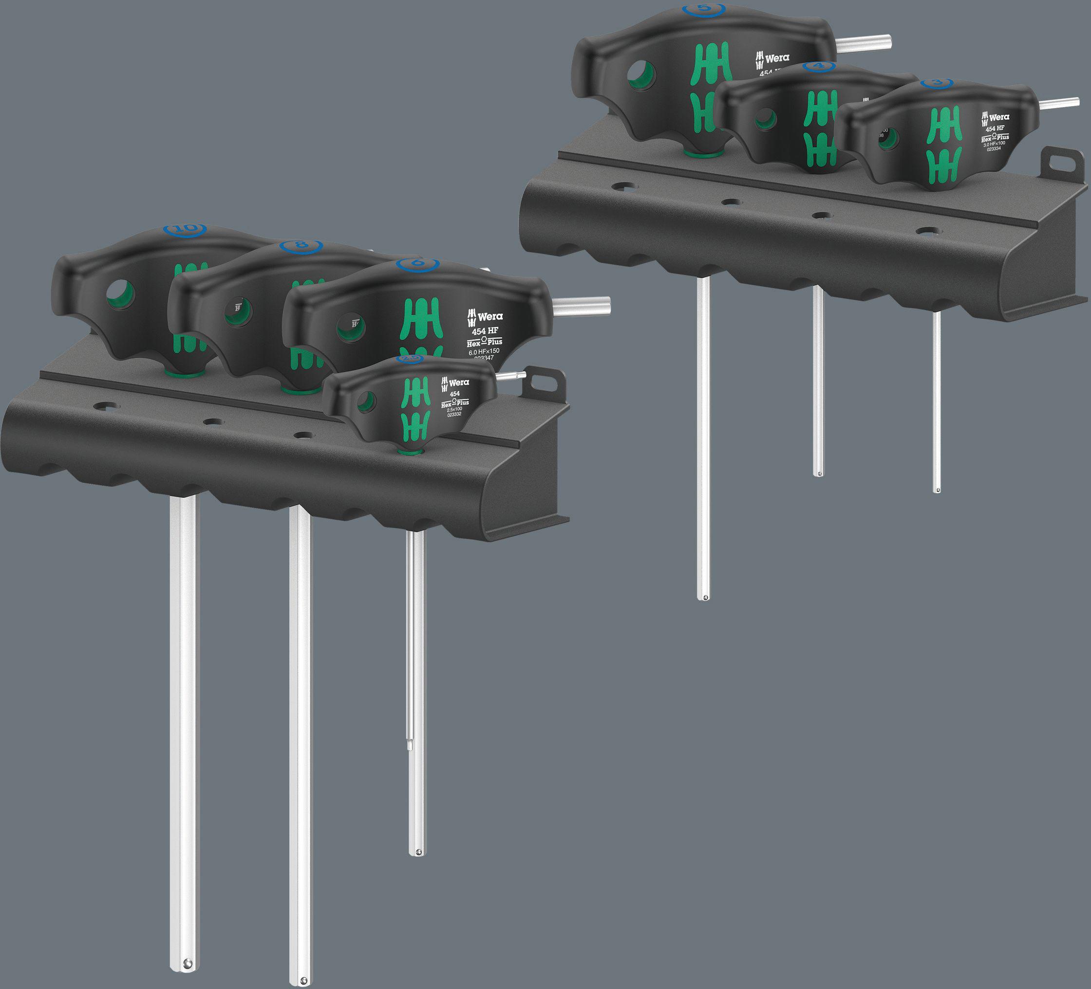 Wera 454/7 HF Screwdriver Set T-Handle Screwdrivers Hex-Plus 7pcs