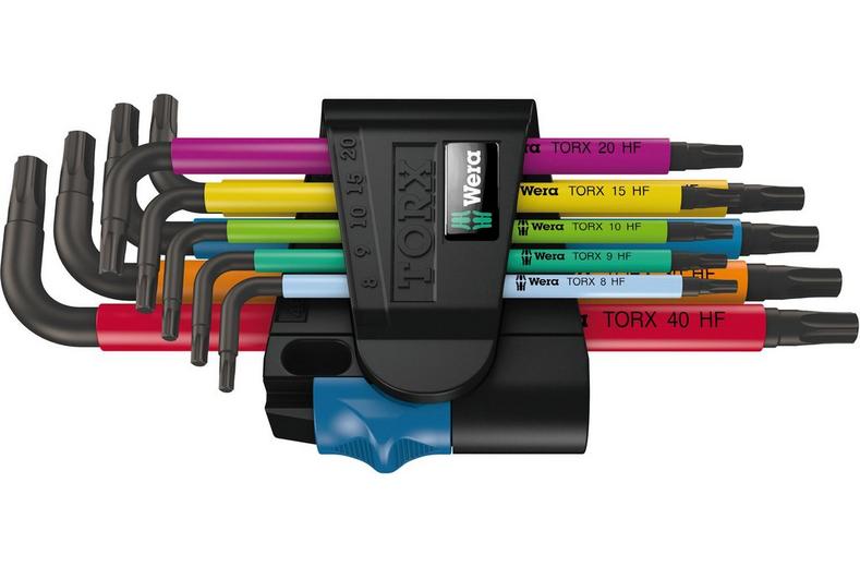 Wera 967/9 TX Multicolour HF 1 L-key Set With Holding Function 9pcs Wera 967/9 TX Multicolour HF 1 L-key Set With Holding Function 9pcs