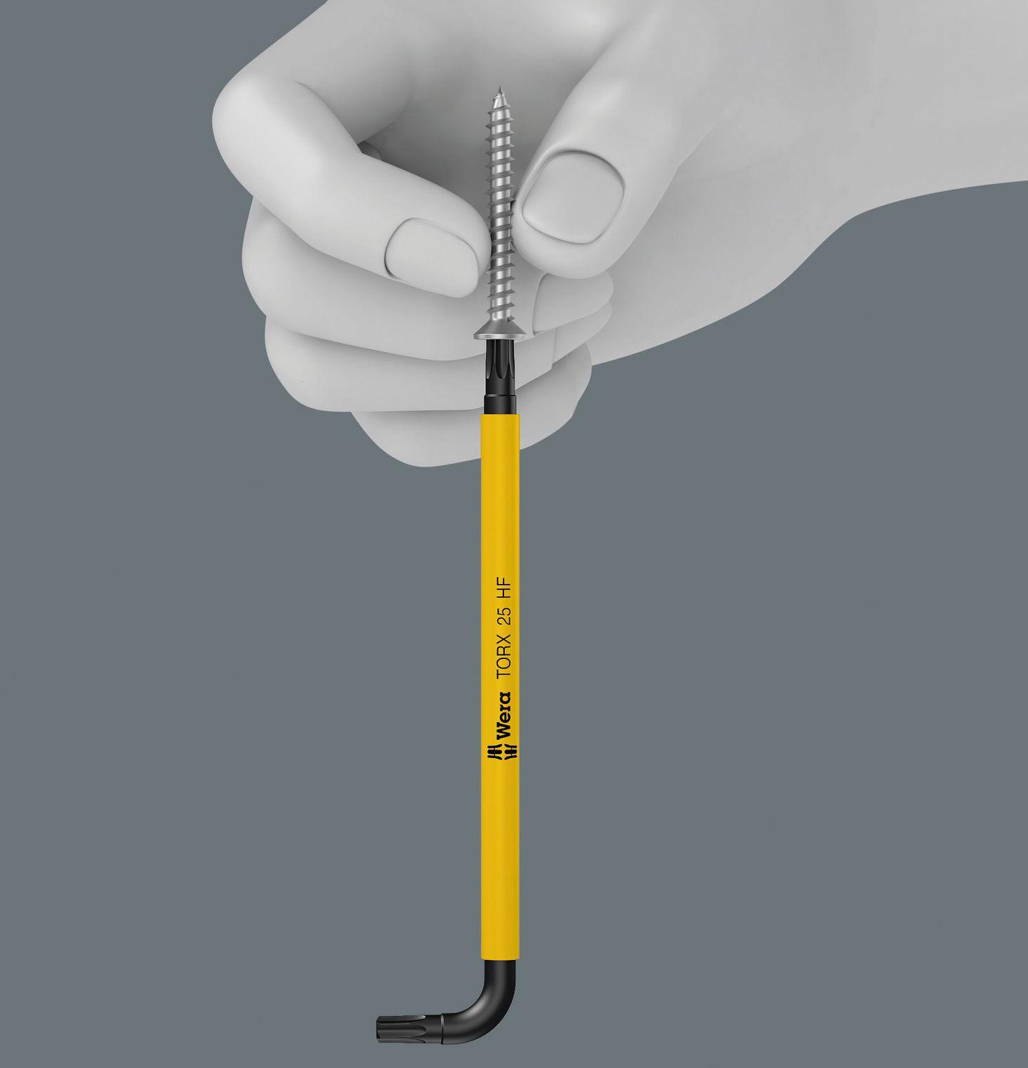 Wera 967/9 TX Multicolour HF 1 L-key Set With Holding Function 9pcs