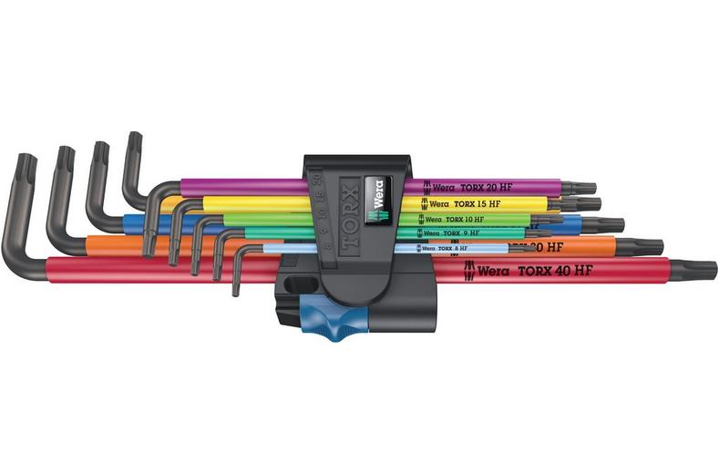 Wera 967/9 TX XL Multicolour HF 1 L-key Set With Holding Function 9pcs Wera 967/9 TX XL Multicolour HF 1 L-key Set With Holding Function 9pcs