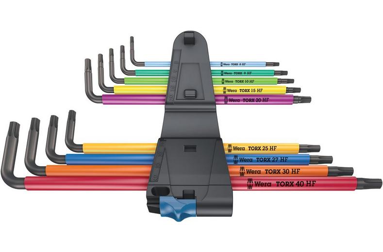 Wera 967/9 TX XL Multicolour HF 1 L-key Set With Holding Function 9pcs Wera 967/9 TX XL Multicolour HF 1 L-key Set With Holding Function 9pcs