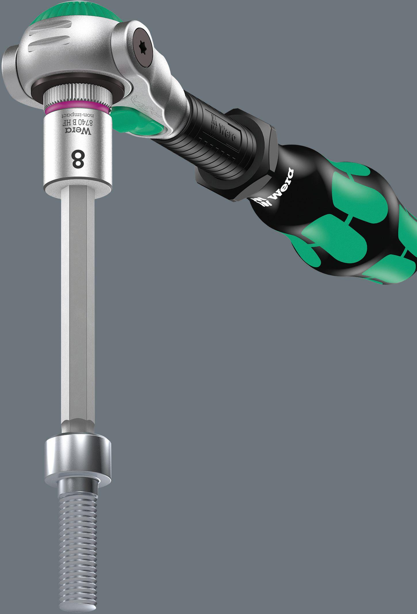 Wera 8740 B HF 1 Zyklop Bit Socket Set With Holding Function 3/8" drive