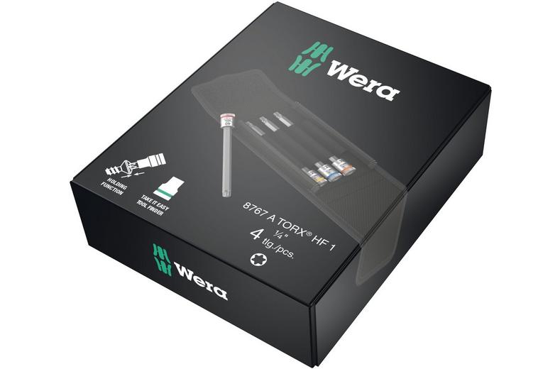 Wera 8767 A TORX HF 1 Zyklop Bit Socket Set With Holding Function 1/4 Drive Wera 8767 A TORX HF 1 Zyklop Bit Socket Set With Holding Function 1/4 Drive