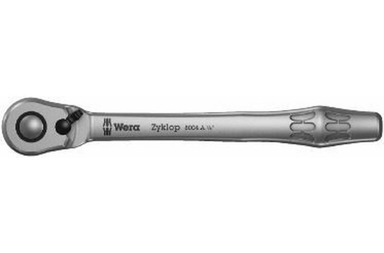 Wera 8004 A Zyklop Metal Ratchet with switch lever and 1/4 drive Wera 8004 A Zyklop Metal Ratchet with switch lever and 1/4 drive