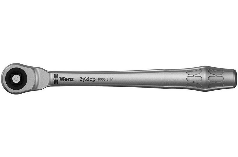 Wera 8003 B Zyklop Metal Ratchet With Push-Through Square And 3/8 drive 222mm Wera 8003 B Zyklop Metal Ratchet With Push-Through Square And 3/8 drive 222mm