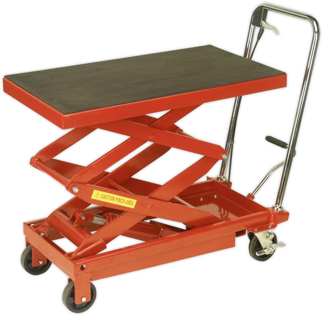 Hydraulic Platform Truck High Lift 400Kg Capacity