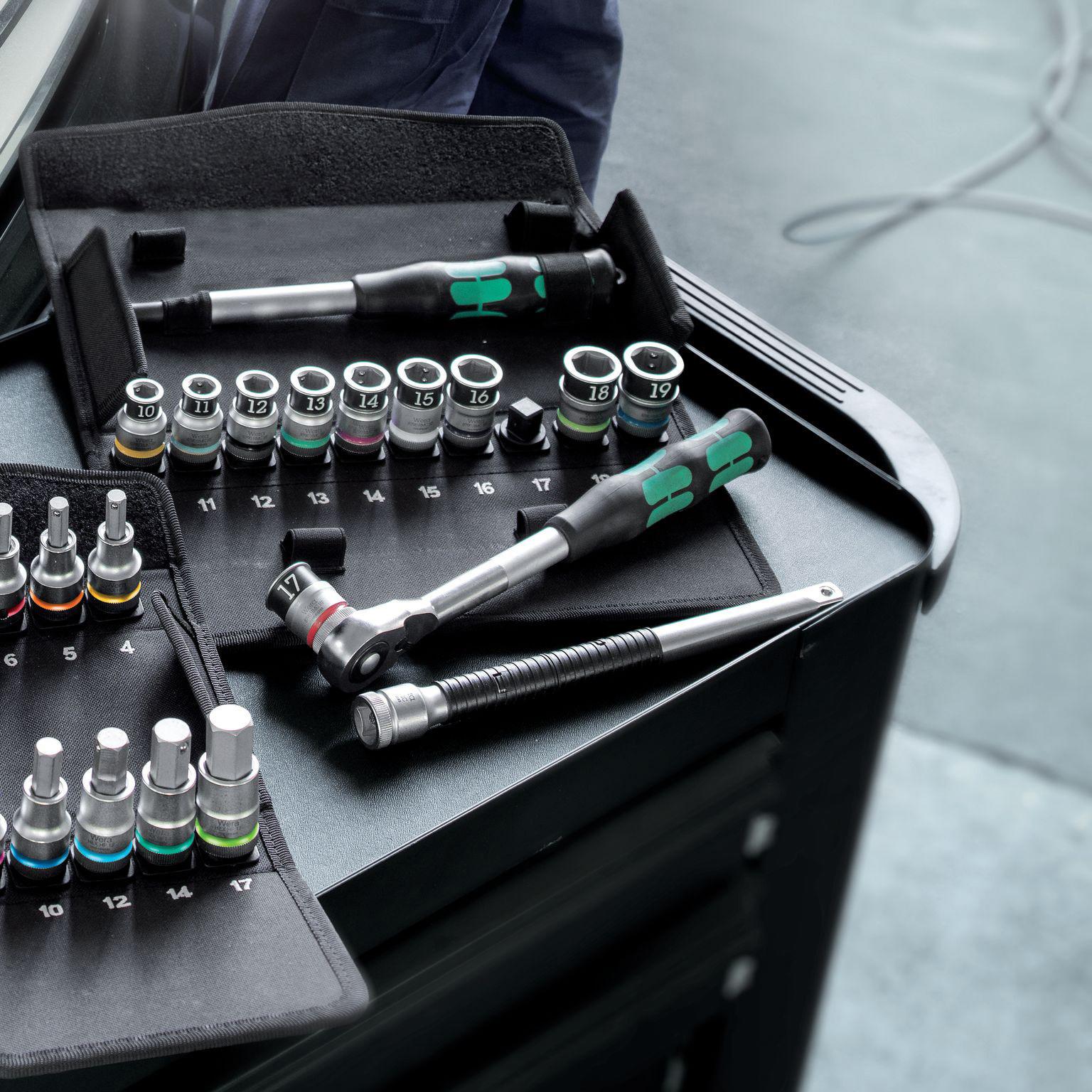 Wera 8006 SC 1 Zyklop Hybrid Ratchet Set 1/2 Drive