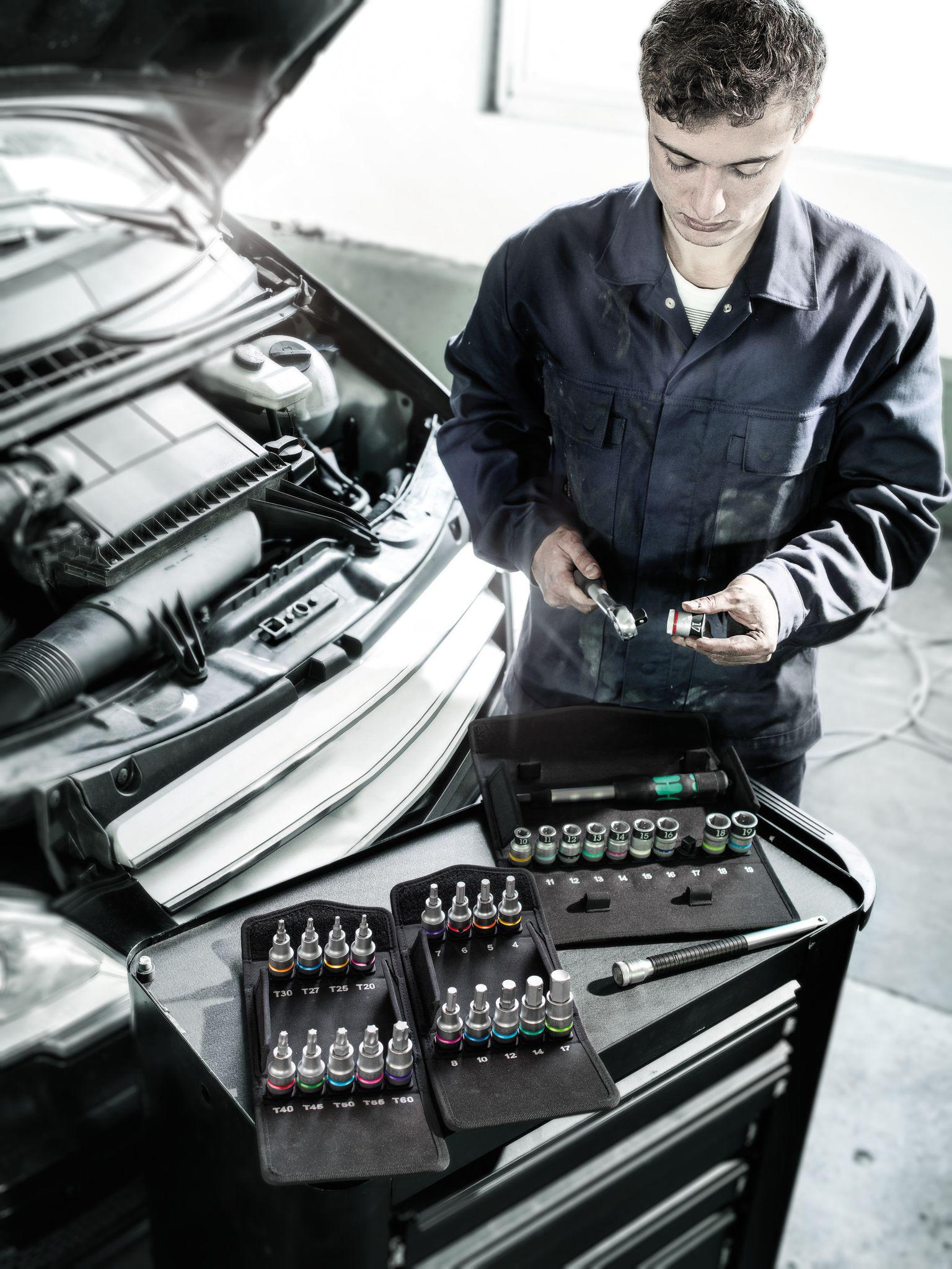 Wera 8006 SC 1 Zyklop Hybrid Ratchet Set 1/2 Drive