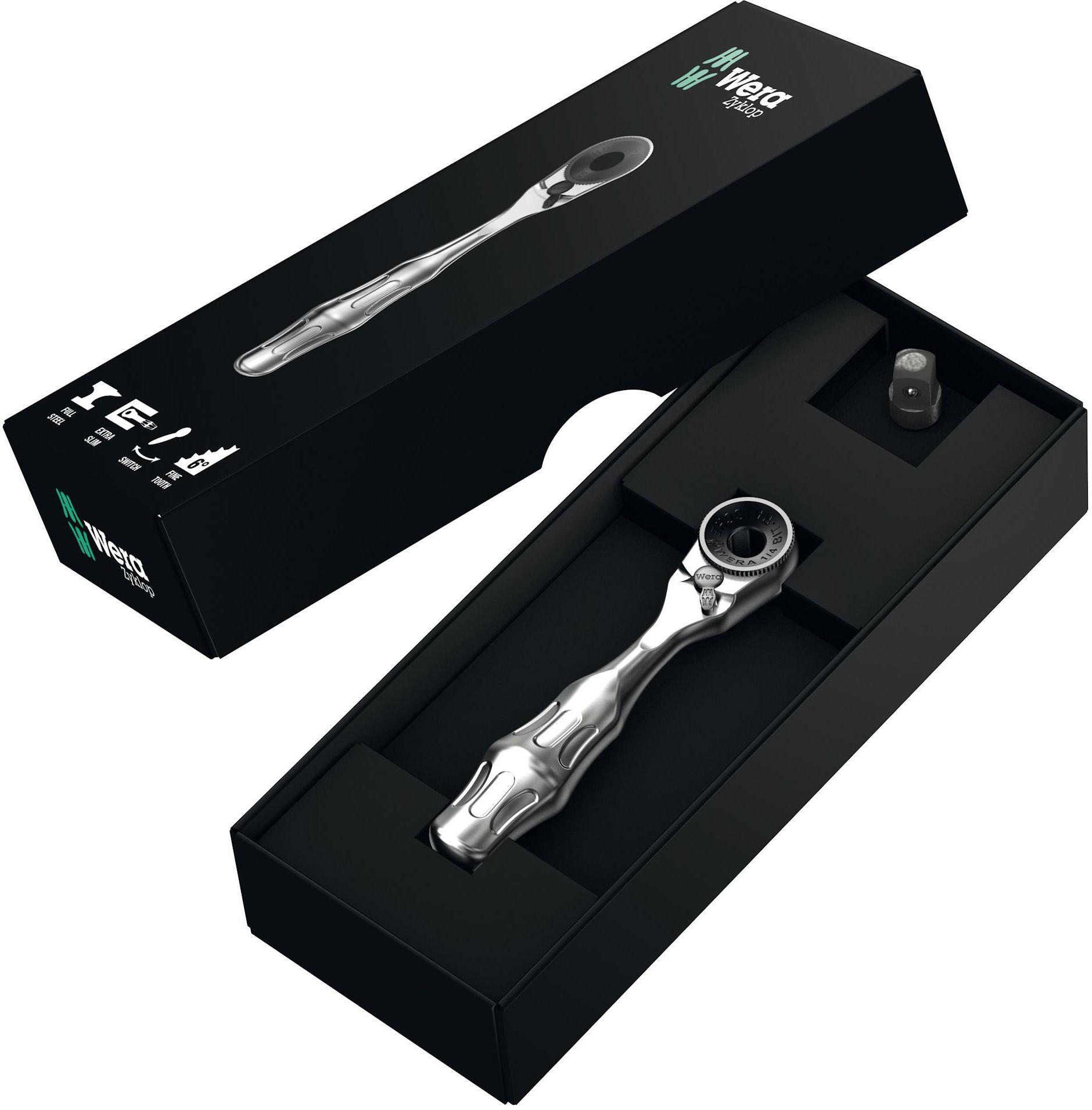 Wera 8001 A Zyklop Mini 1 Bit Ratchet With 1/4 drive