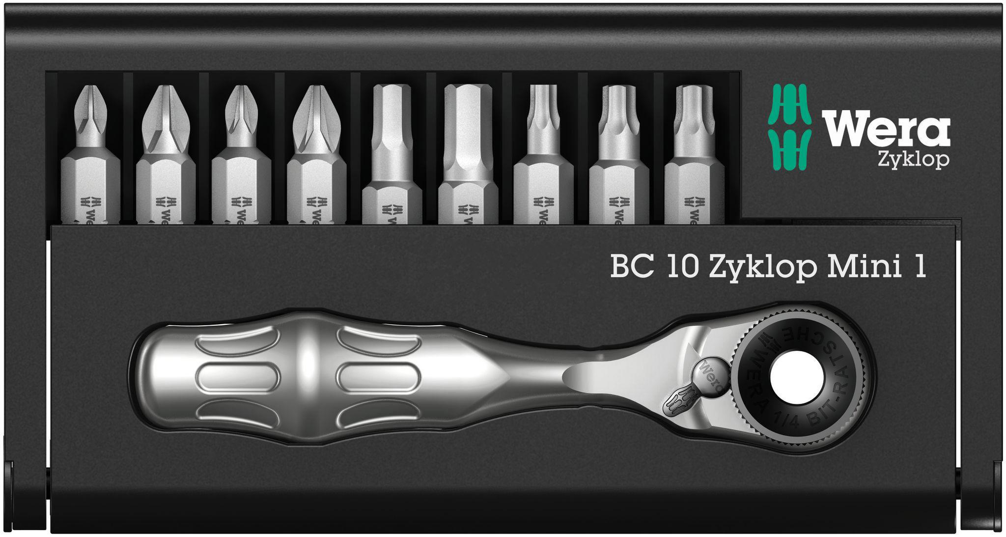 Wera Bit-Check 10 Zyklop Mini 1 Ratchet