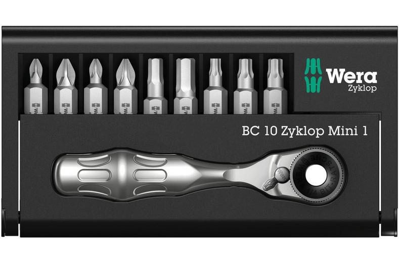 Wera Bit-Check 10 Zyklop Mini 1 Ratchet Wera Bit-Check 10 Zyklop Mini 1 Ratchet