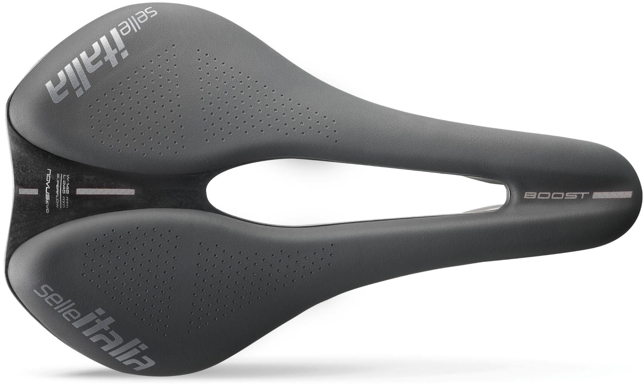 Halfords Selle Italia MAX NOVUS EVO Boost Gel TI 316 Superflow Saddle | Extra 8% off for BC Members