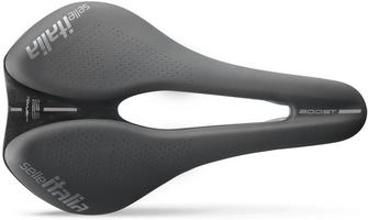 Halfords Selle Italia Max Novus Evo Boost Gel Ti 316 Superflow Saddle | Extra 8% off for BC Members