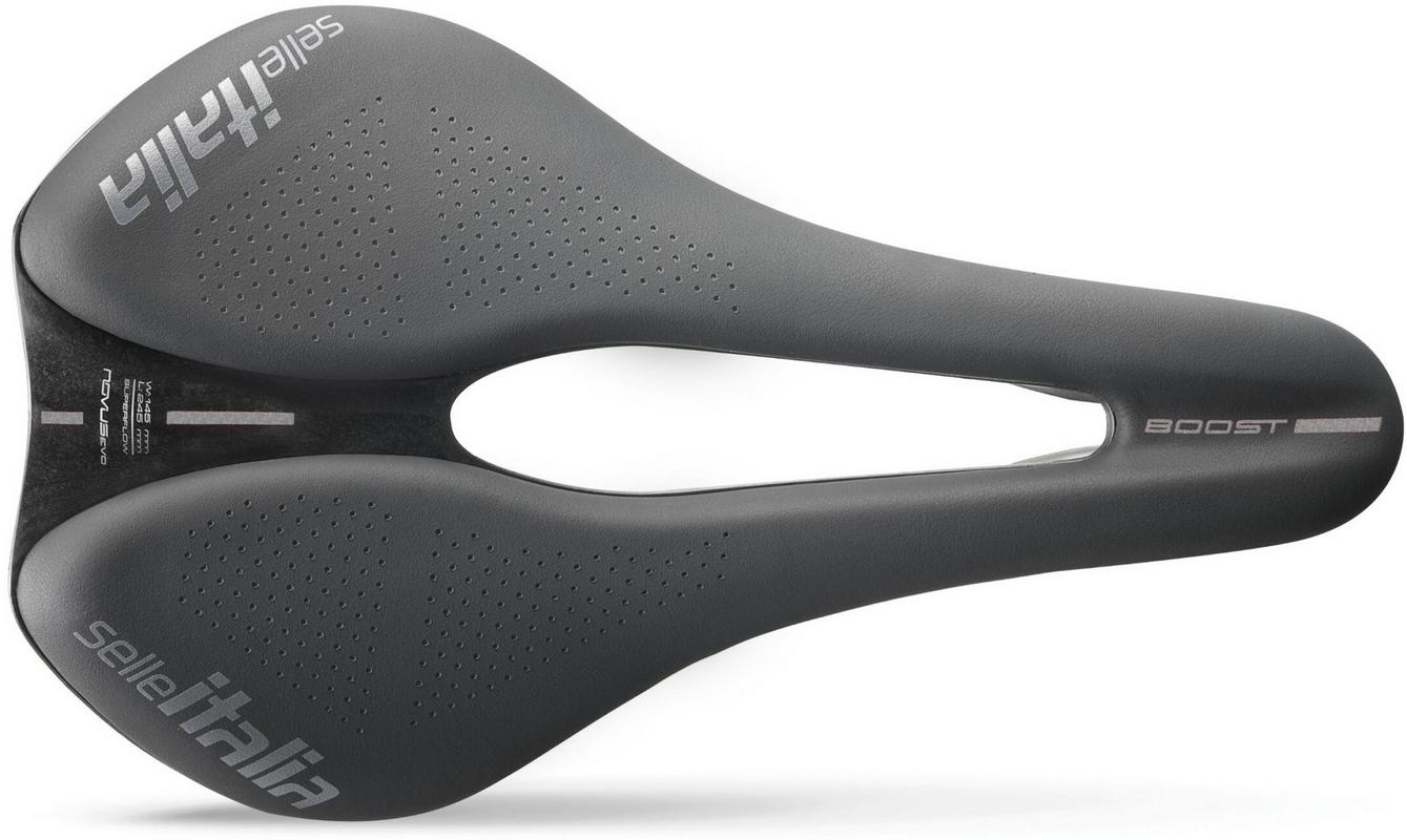 Halfords Selle Italia Max Novus Evo Boost Gel Ti 316 Superflow Saddle | Extra 8% off for BC Members