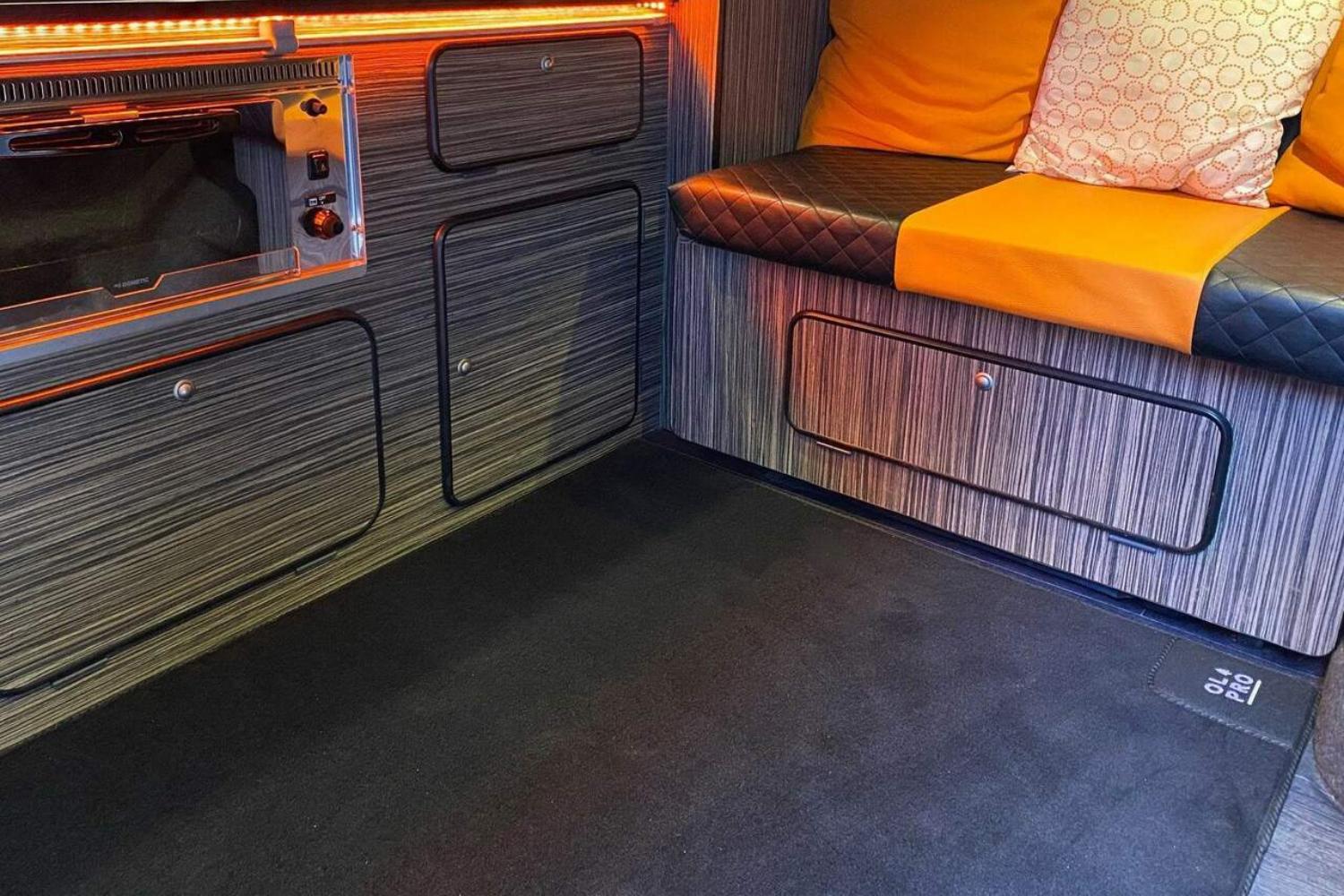 Olpro Rear Campervan Living Area Carpet - 900mm x 1000mm