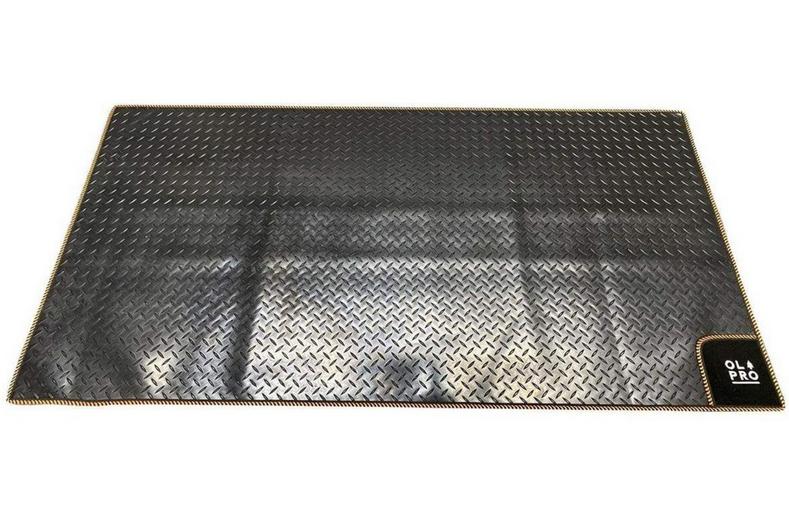 Olpro Awning Tunnel Mat - Orange Edge Trim Olpro Awning Tunnel Mat - Orange Edge Trim