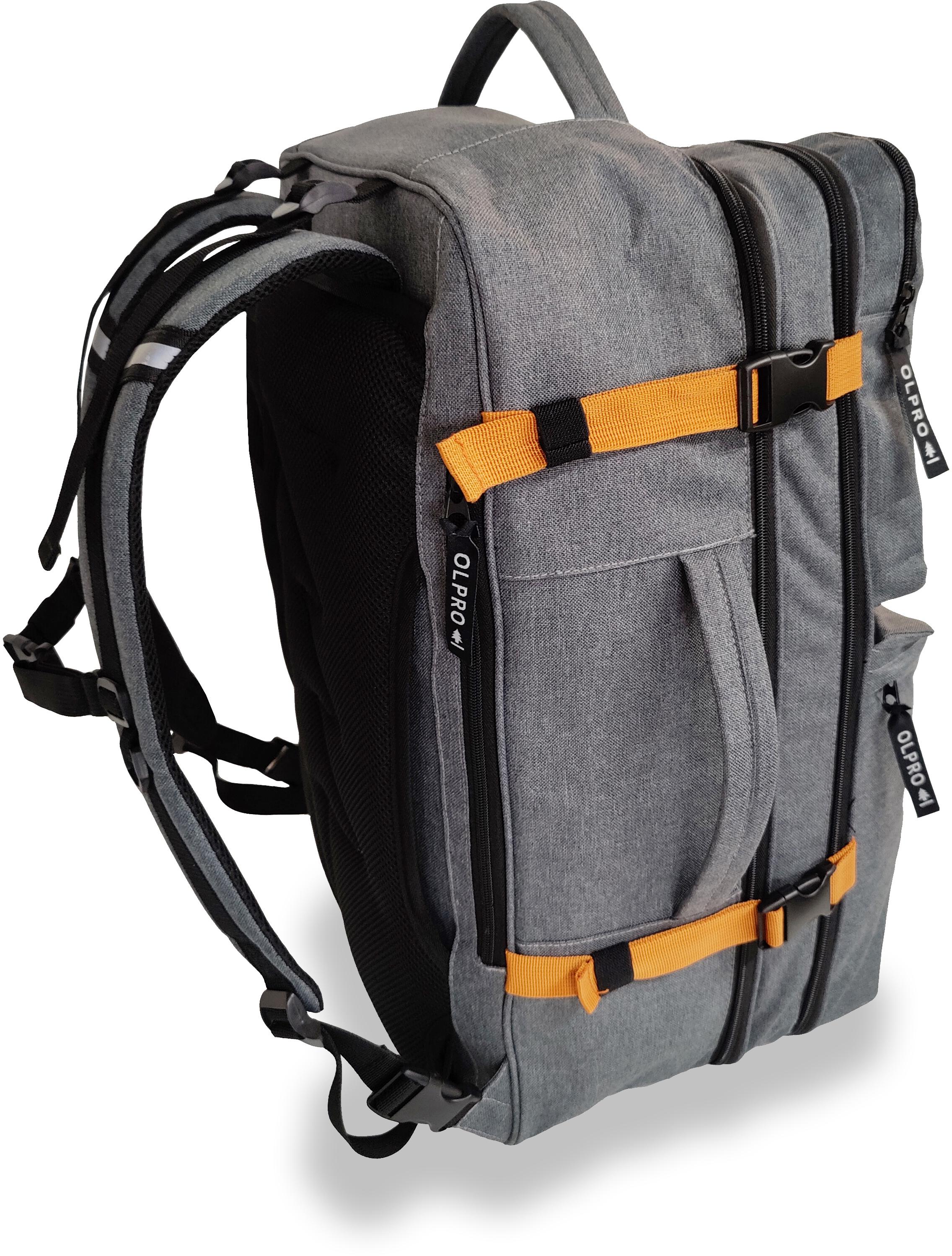Olpro 44L Travel Cabin Backpack - Black