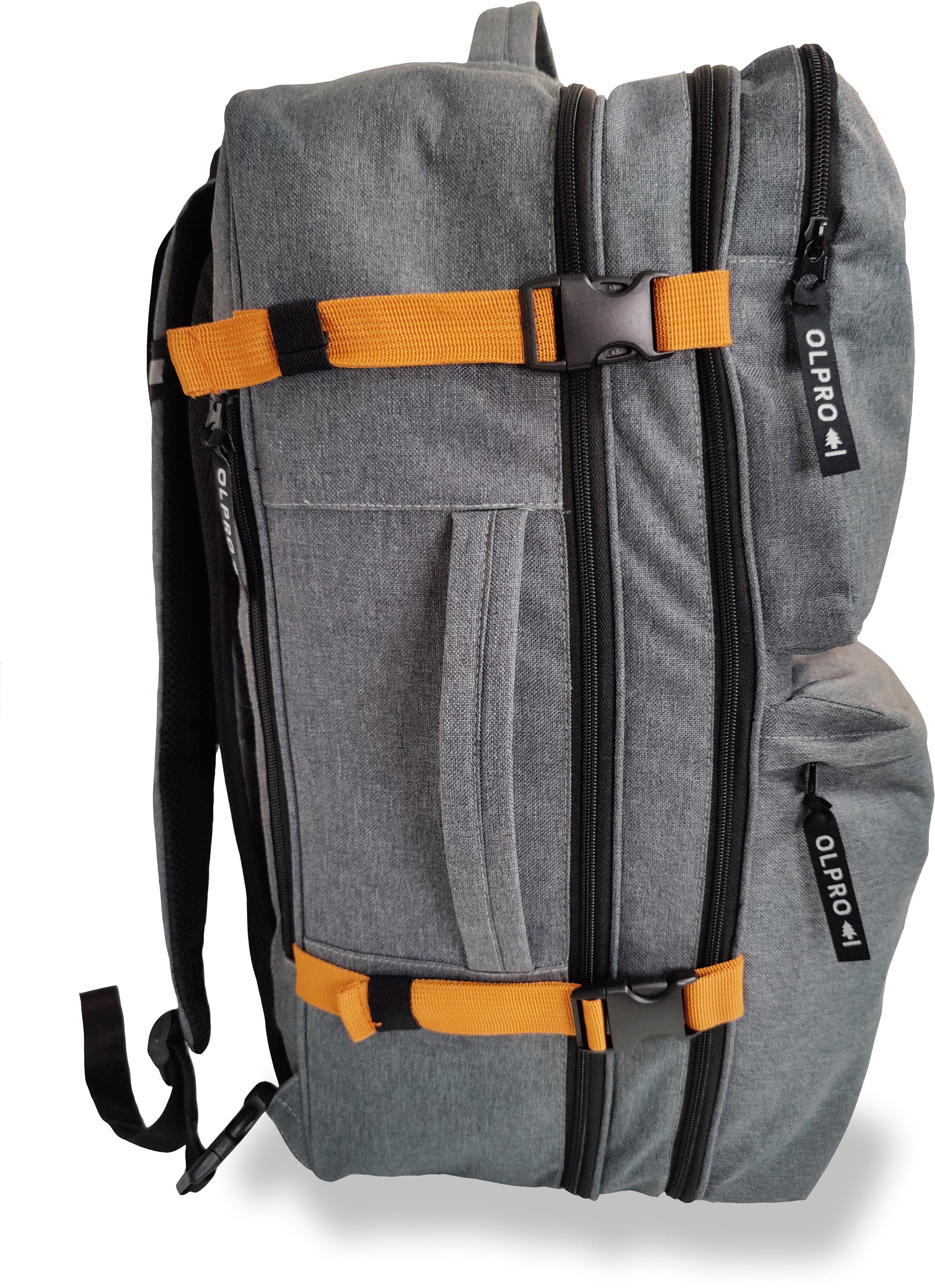 Olpro 44L Travel Cabin Backpack - Black