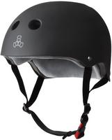 Halfords Triple 8 Sweatsaver Helmet Black Xs/S | Extra 8% off for BC Members