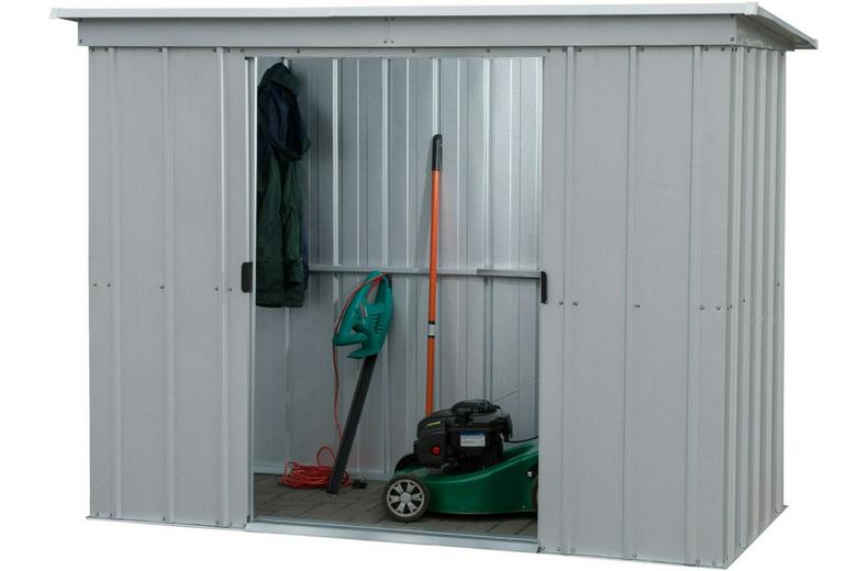 Yardmaster Metal Pent Shed 8 x 4ft Yardmaster Metal Pent Shed 8 x 4ft