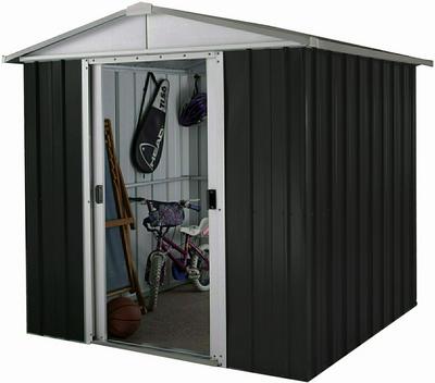 Yardmaster Castleton Apex Metal Shed 6 x 4.5 ft Yardmaster Castleton Apex Metal Shed 6 x 4.5 ft