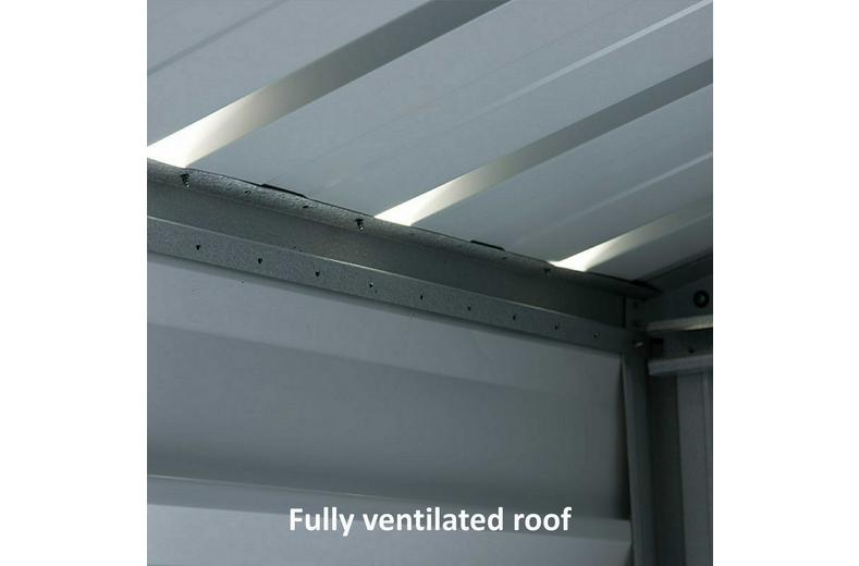 Yardmaster Castleton Apex Metal Shed 6 x 4.5 ft Yardmaster Castleton Apex Metal Shed 6 x 4.5 ft