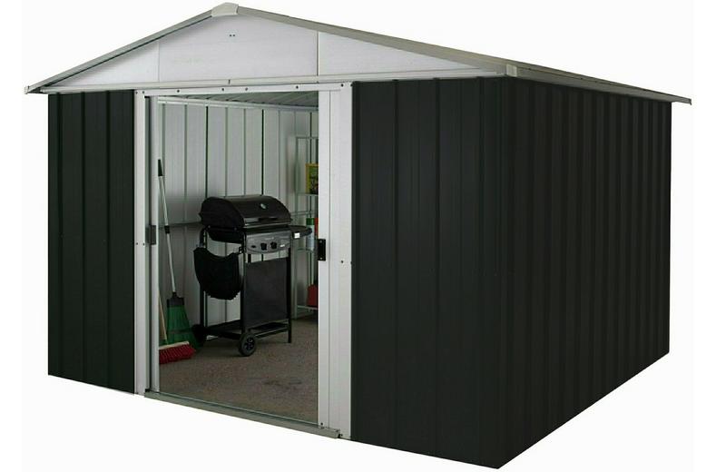 Yardmaster Castleton Apex Metal Shed 10 x 8 ft Yardmaster Castleton Apex Metal Shed 10 x 8 ft