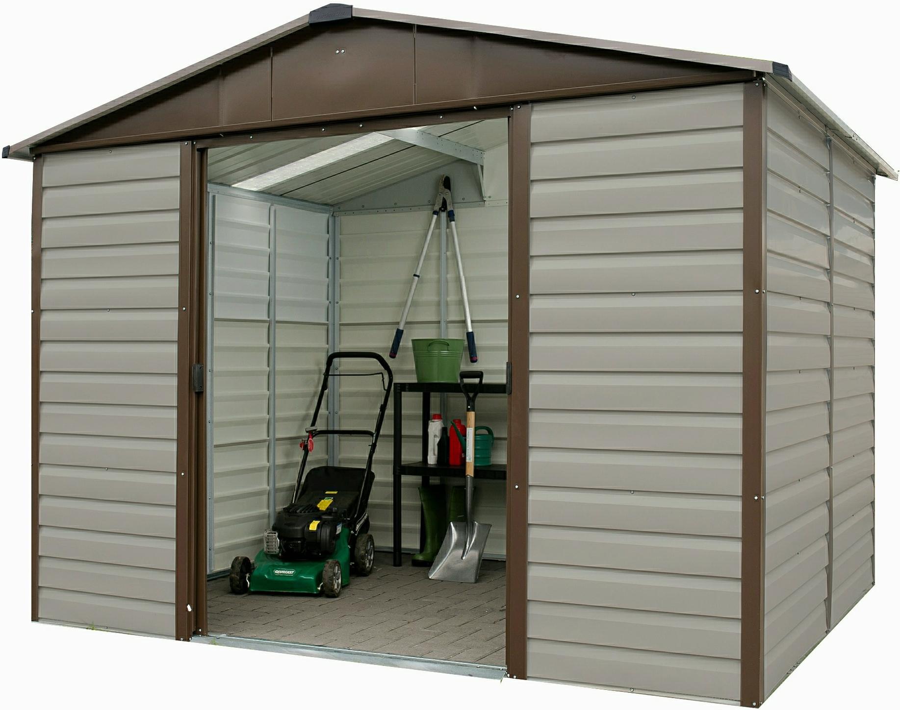 Yardmaster Shiplap Deluxe Metal Shed 8 x 6ft