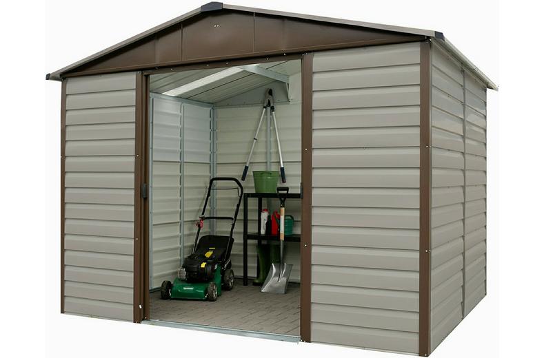 Yardmaster Shiplap Deluxe Metal Shed 8 x 6ft Yardmaster Shiplap Deluxe Metal Shed 8 x 6ft