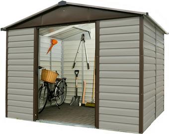 Yardmaster Shiplap Deluxe Metal Shed 10 x 6ft