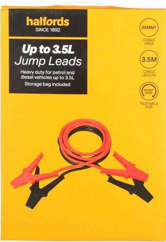 Halfords Up to 3.5L Jump Leads