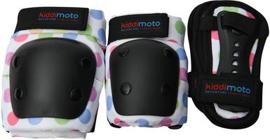 Halfords Kiddimoto Pastel Dotty Padset 5-10 Years | Extra 8% off for BC Members